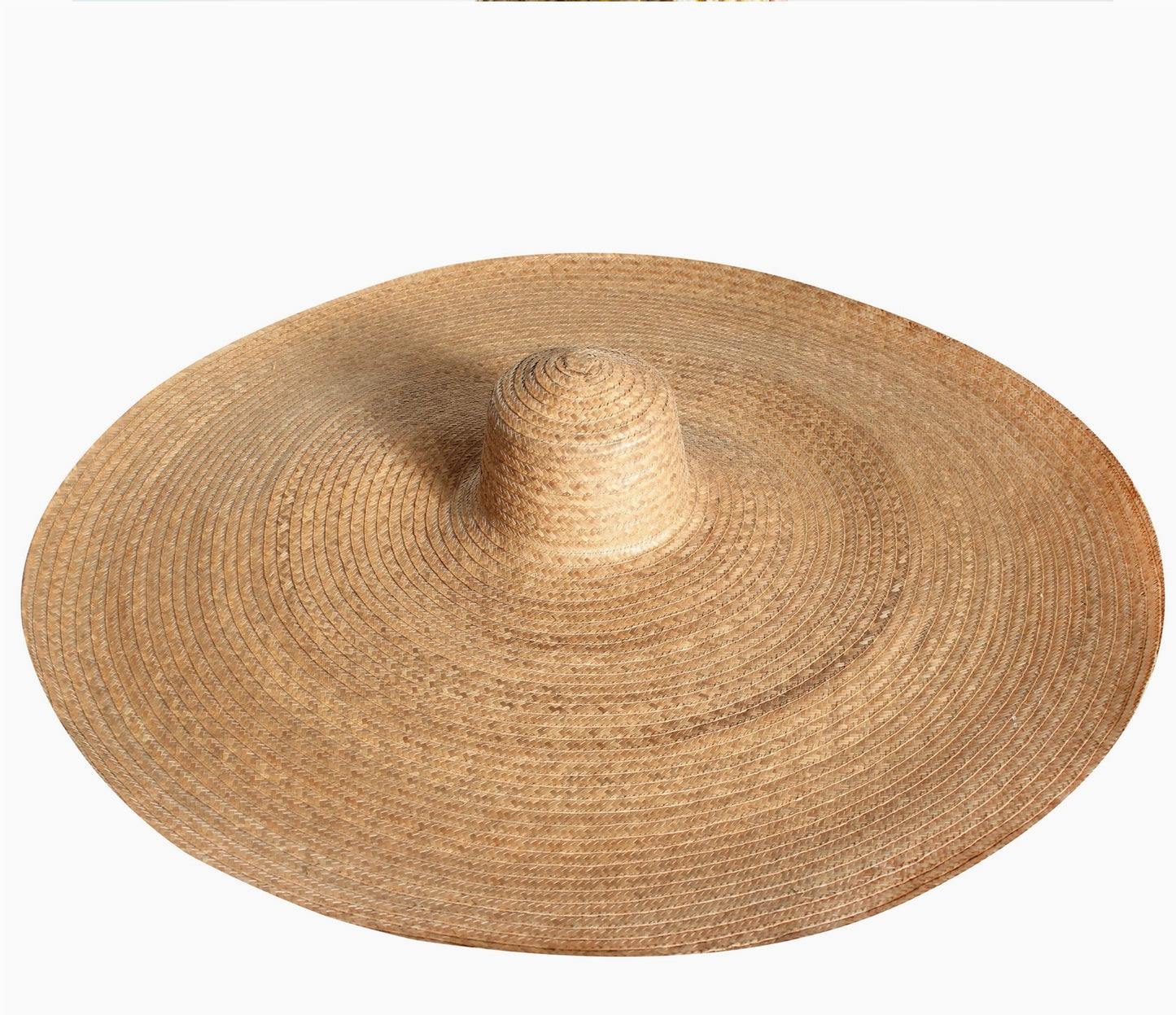 Solana Oversized Straw Hat in Beige